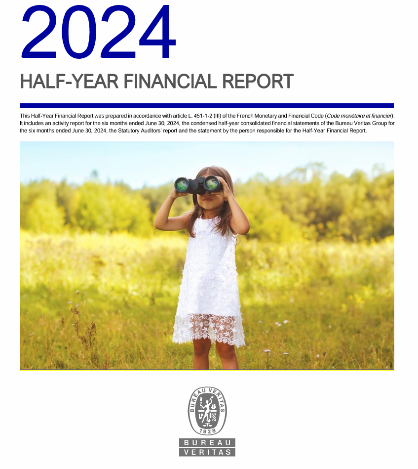 Bureau Veritas reports strong first half 2024 results