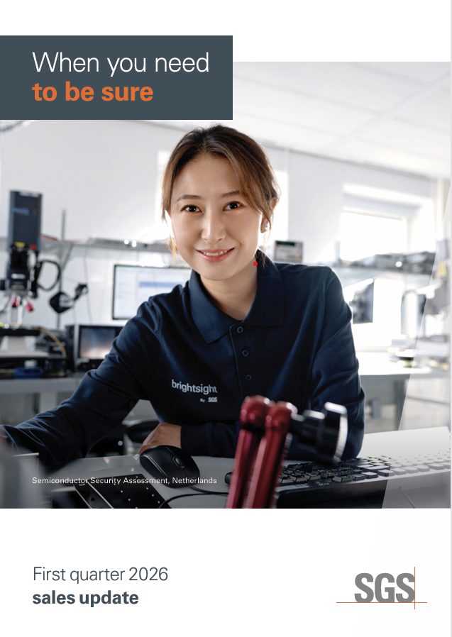 SGS posts Q1 2026 results